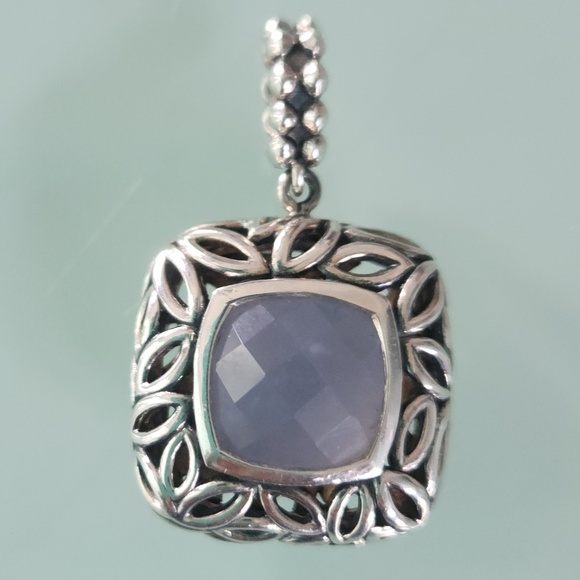 Angela by John Hardy Silver Pendant, preloved (Moonstone/Chalcedony) - Picture 1 of 4